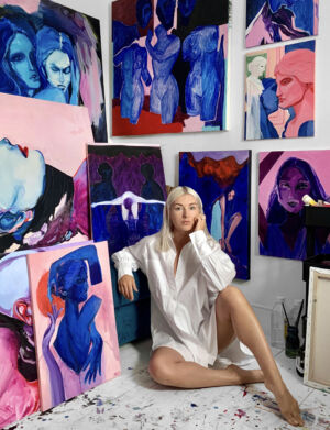 The Wick - Amy Beager in her studio