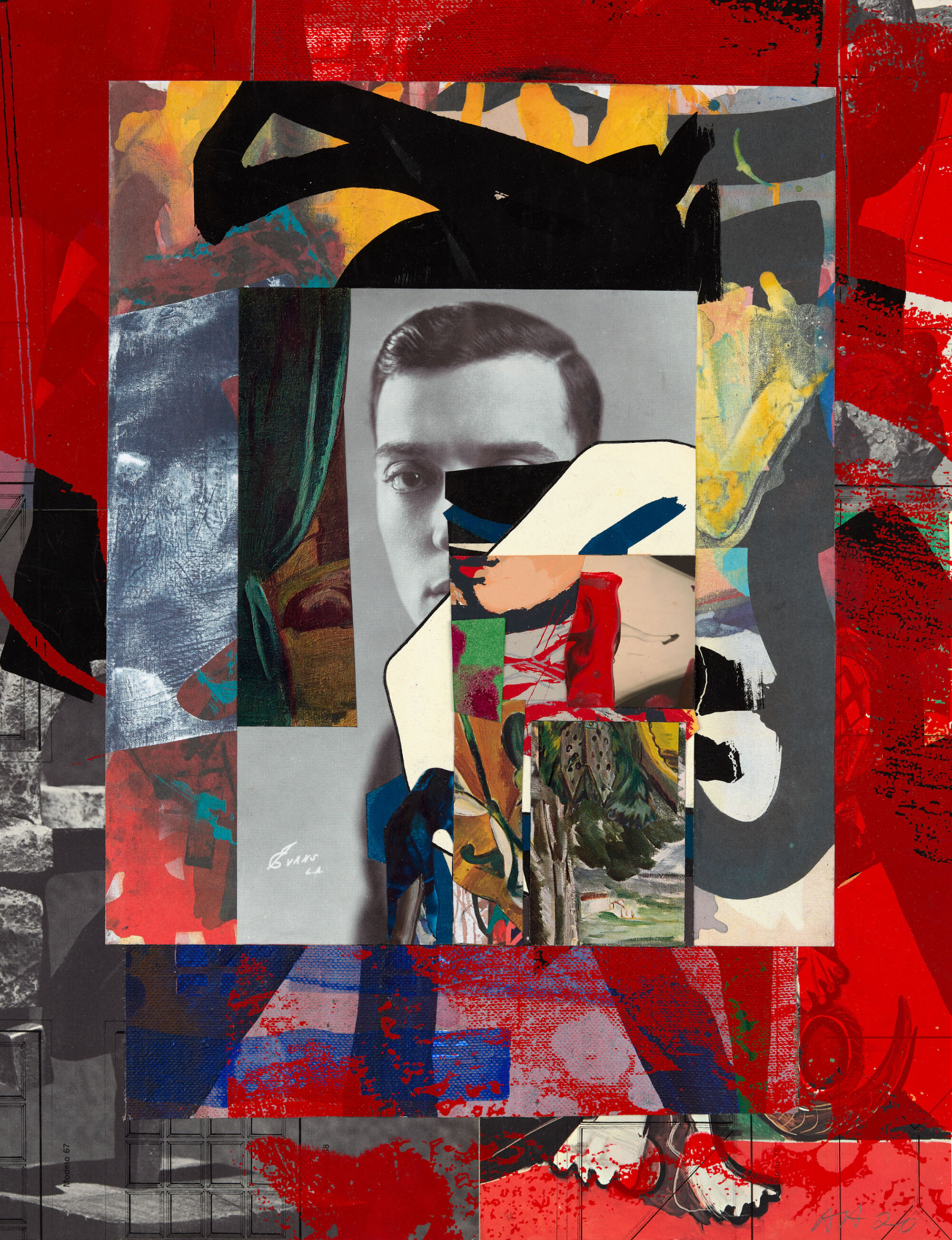 The Wick - Arturo Herrera 
Untitled 2020
mixed media collage
50 x 30 cm.
19 3/4x 113/4 in.
© Arturo Herrera, Courtesy the artist, Thomas Dane Gallery
and Sikkema Jenkins & Co., New York