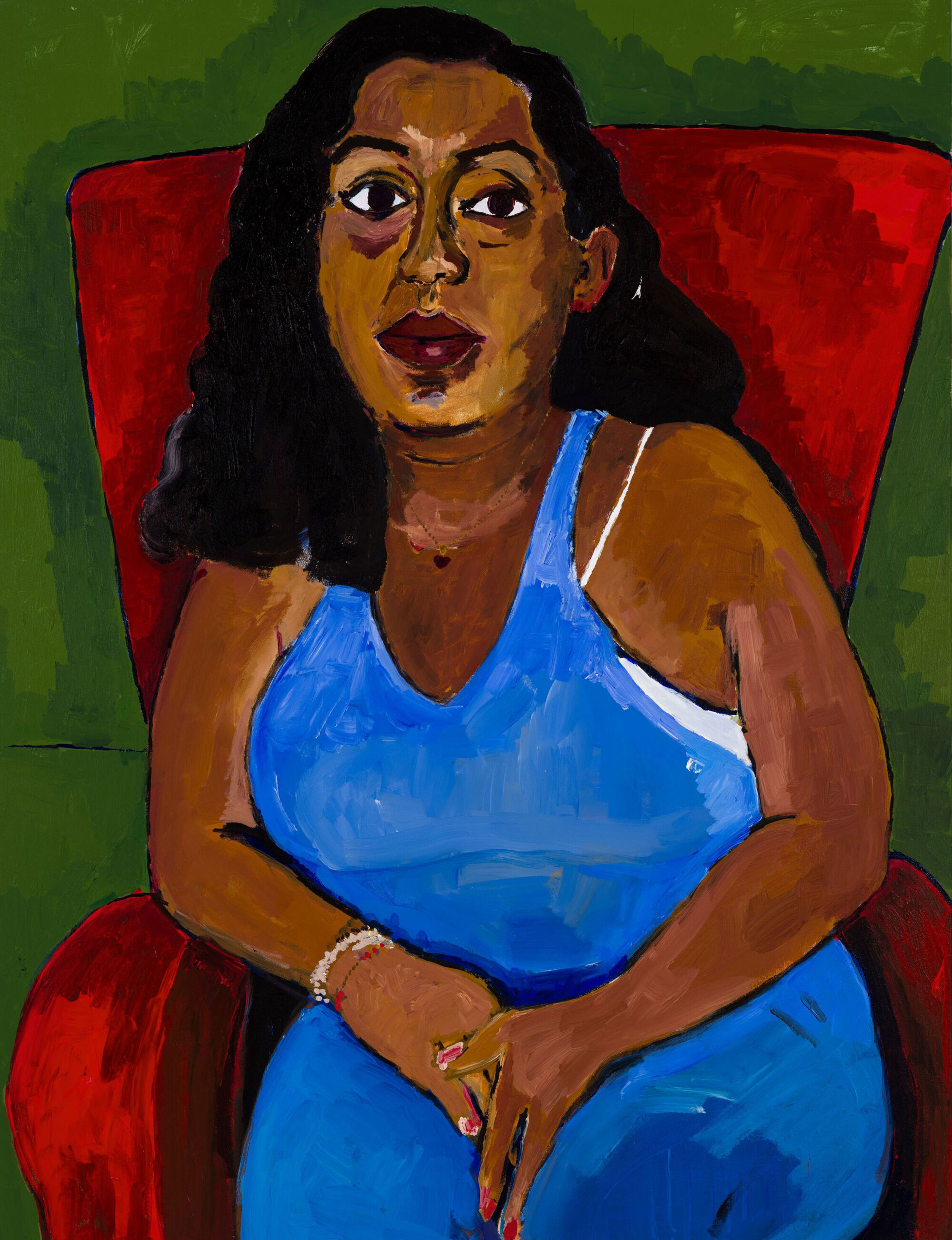 The Wick - Henry Taylor
Portrait of my cousin GF: Dana Gallegos
2020
Acrylic on canvas
121.9 x 91.4 x 3.8 cm / 48 x 36 x 1 1/2 in
Photo: Fredrik Nilsen