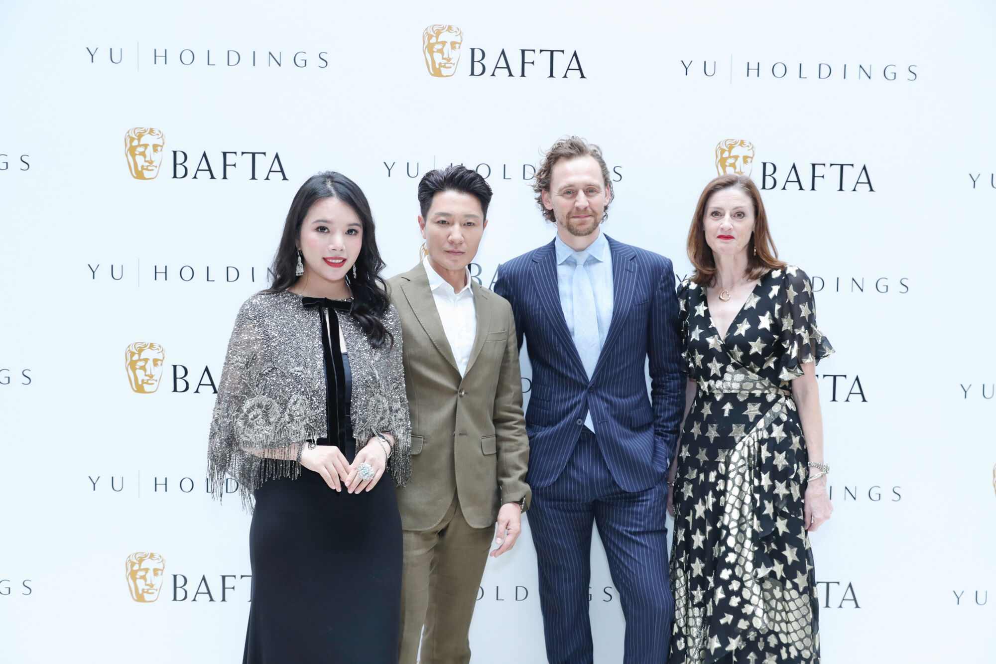 The Wick - Wendy Yu, Li Zonghan, Tom Hiddleston, Amanda Berry,

Courtesy of BAFTA