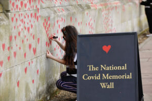 The Wick - National Covid Memorial Wall, London, 2021