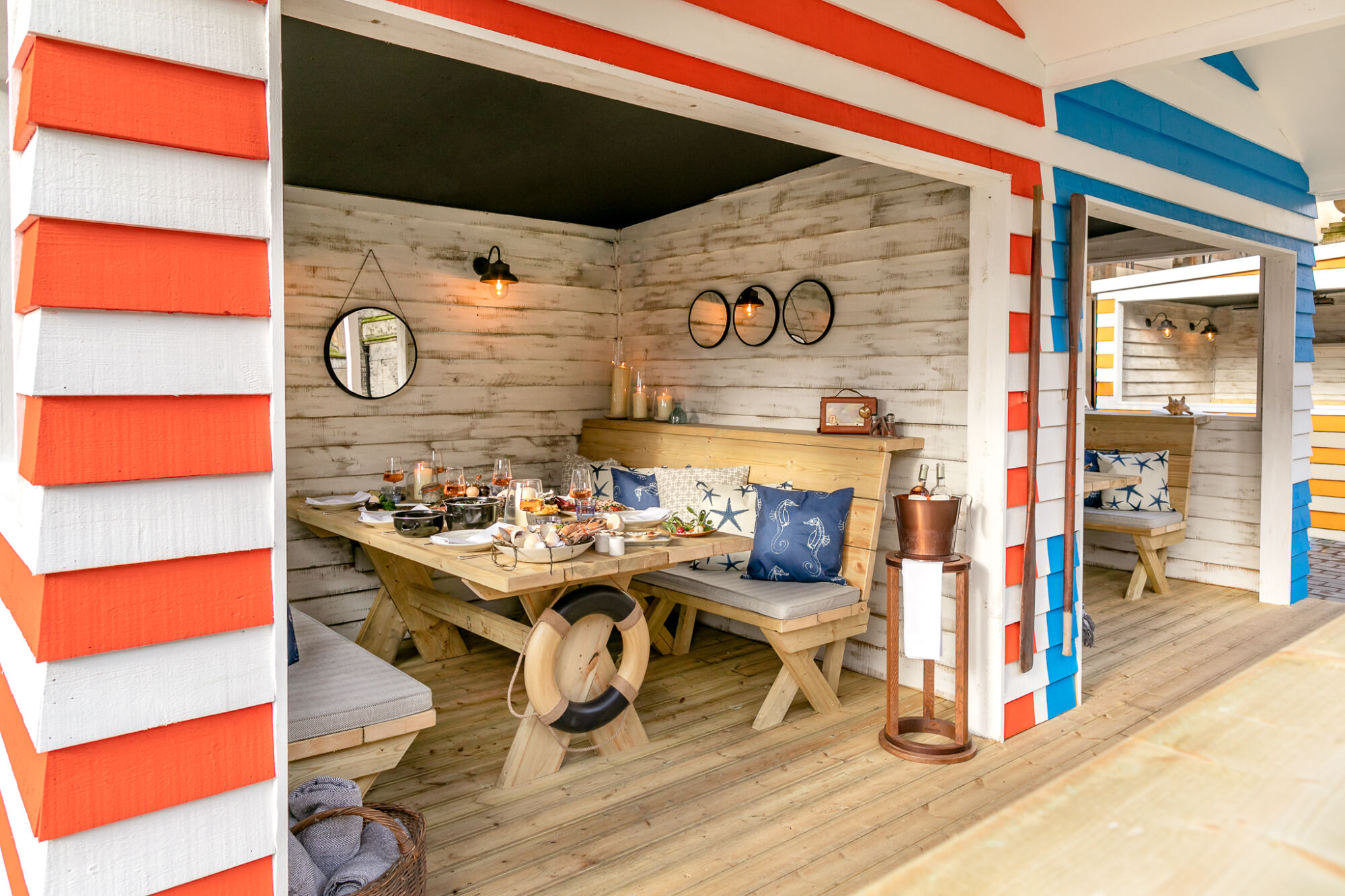 The Wick Culture - The Berkeley Beach Huts, Images courtesy of The Berkeley