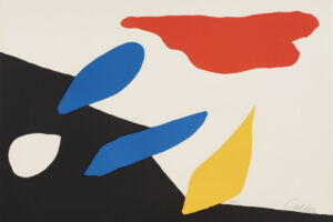 The Wick - Alexander Calder, Untitled [Red Cloud] (1970), lithograph