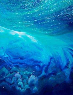 The Wick - Julia Vann (Martinez, California, United States)
Underwater
Oil paint on canvas