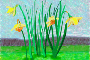 The Wick - Viewing David Hockney: The Arrival of Spring, Normandy, 2020