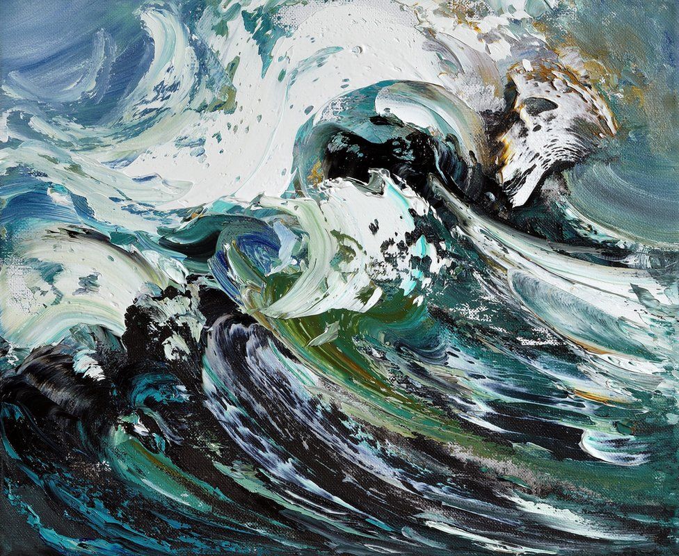 The Wick - Crest of a Wave, Maggi Hambling, 2009
