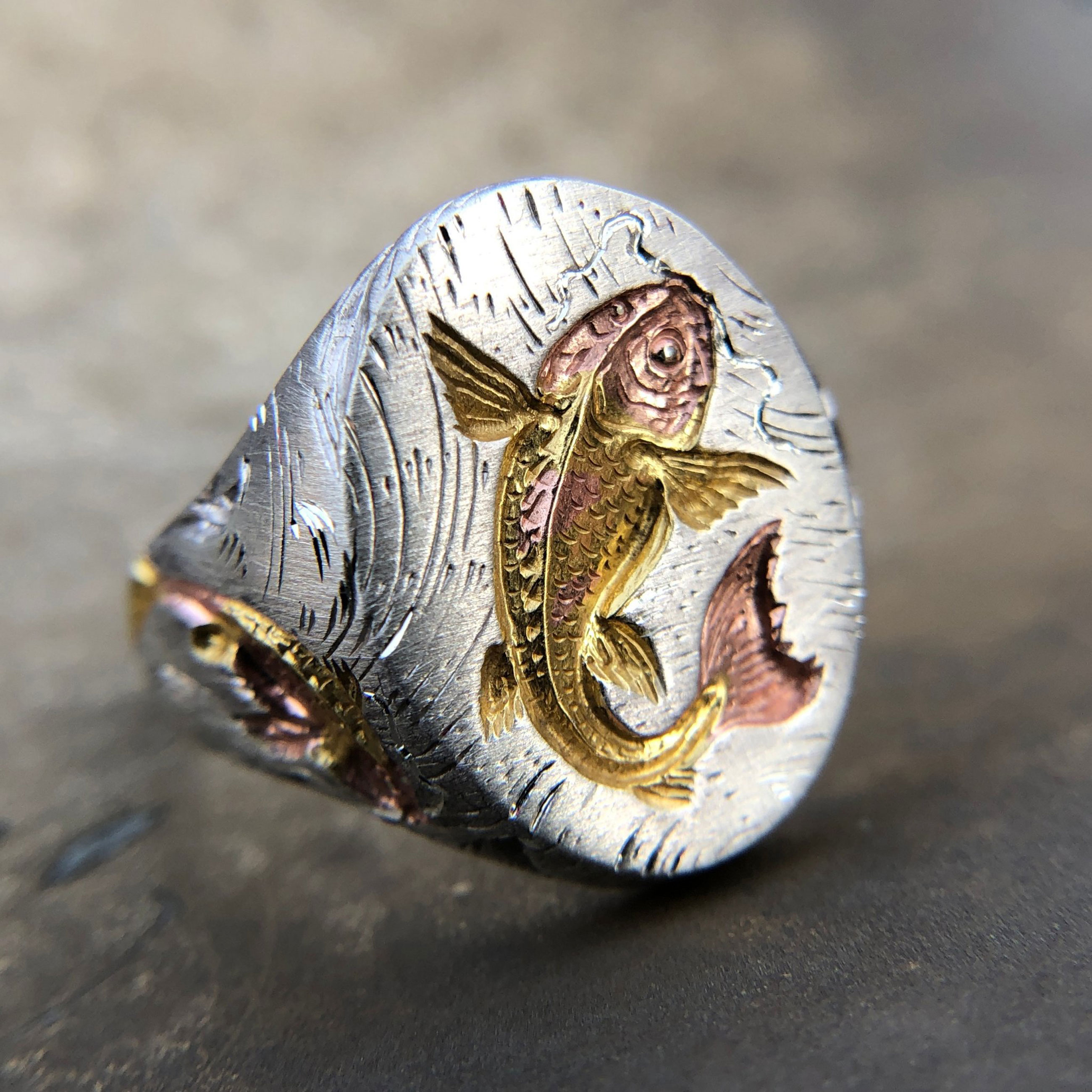 Jewellery Koi Carp Ring, Castro Smith : The Wick