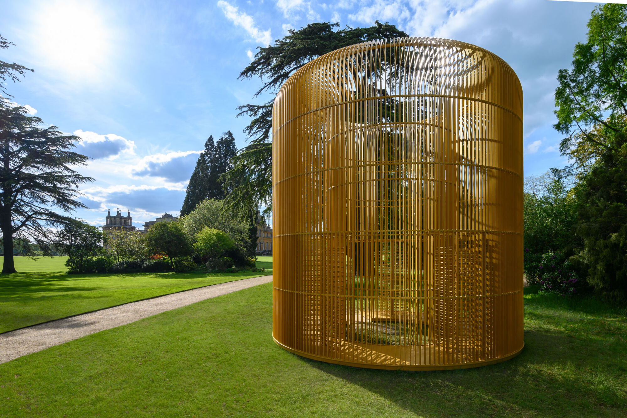 The Wick - Viewing Ai Weiwei, Gilded Cage at Blenheim Palace
