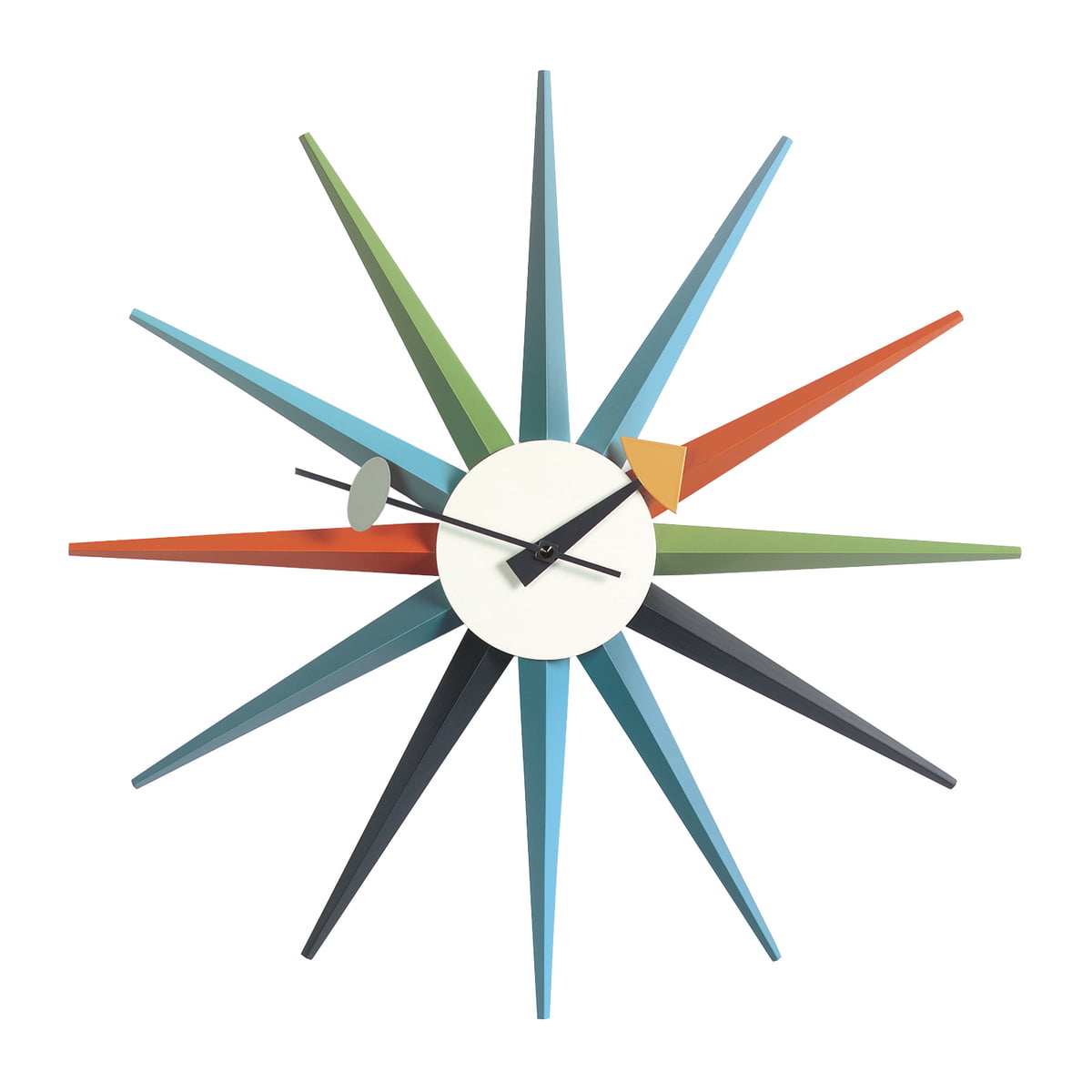 The Wick - Design Vitra Sunburst Clock, George Nelson