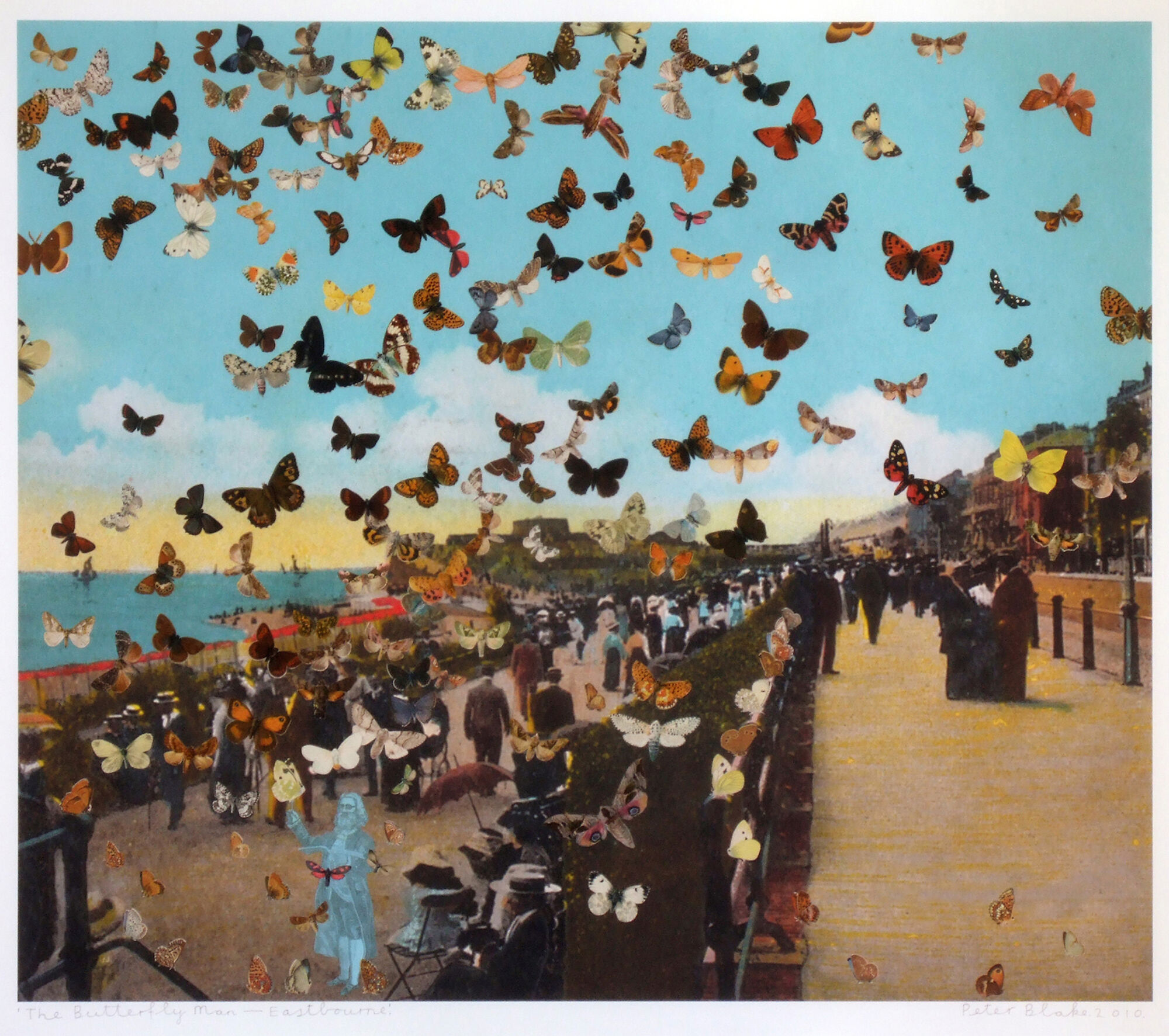 The Wick Culture - Peter Blake, The Butterfly Man – Venice (in homage to Damien Hirst), 2010. Courtesy Waddington Custot