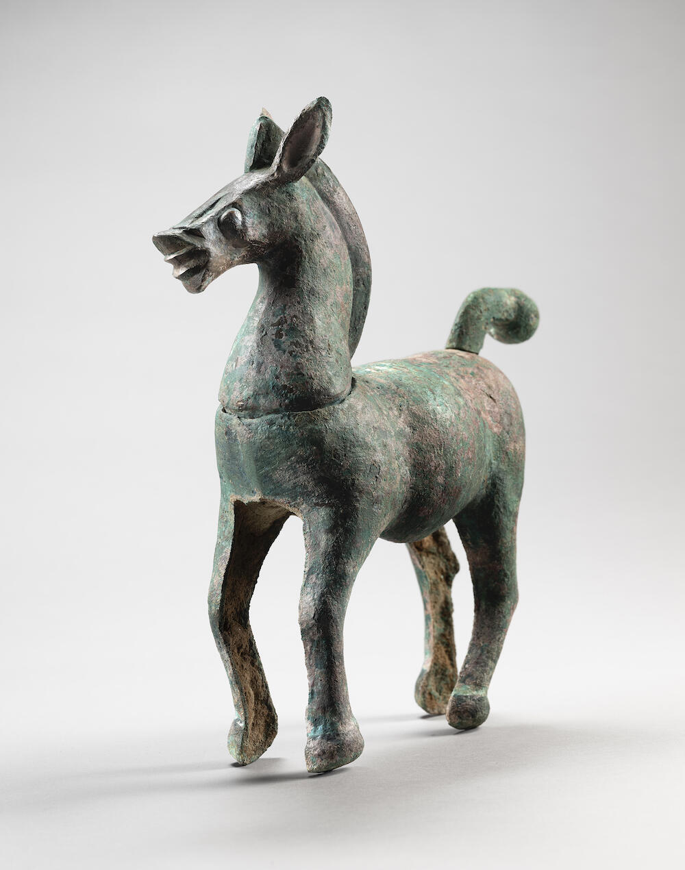 The Wick Culture - Bronze horse, China, Sichuan Province, Han dynasty (206 BC – AD 220). Courtesy of Gisèle Croës - Arts d’Extrême Orient s.a.