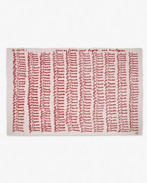 The Wick - Louise Bourgeois cashmere blanket