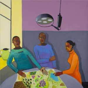 The Wick - The Operating Table, Lubaina Himid