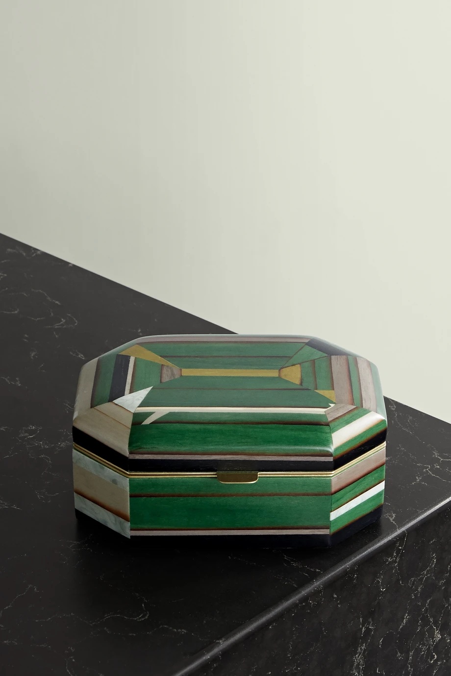 The Wick - Silvia Furmanovich, Marquetry wood jewellery box 