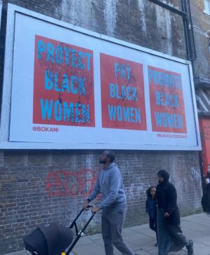 The Wick - Black Women series outside Brixton Station by Bokani (Greg Bunbury)