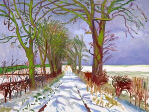 The Wick - David Hockney, Winter Tunnel with Snow, 2006