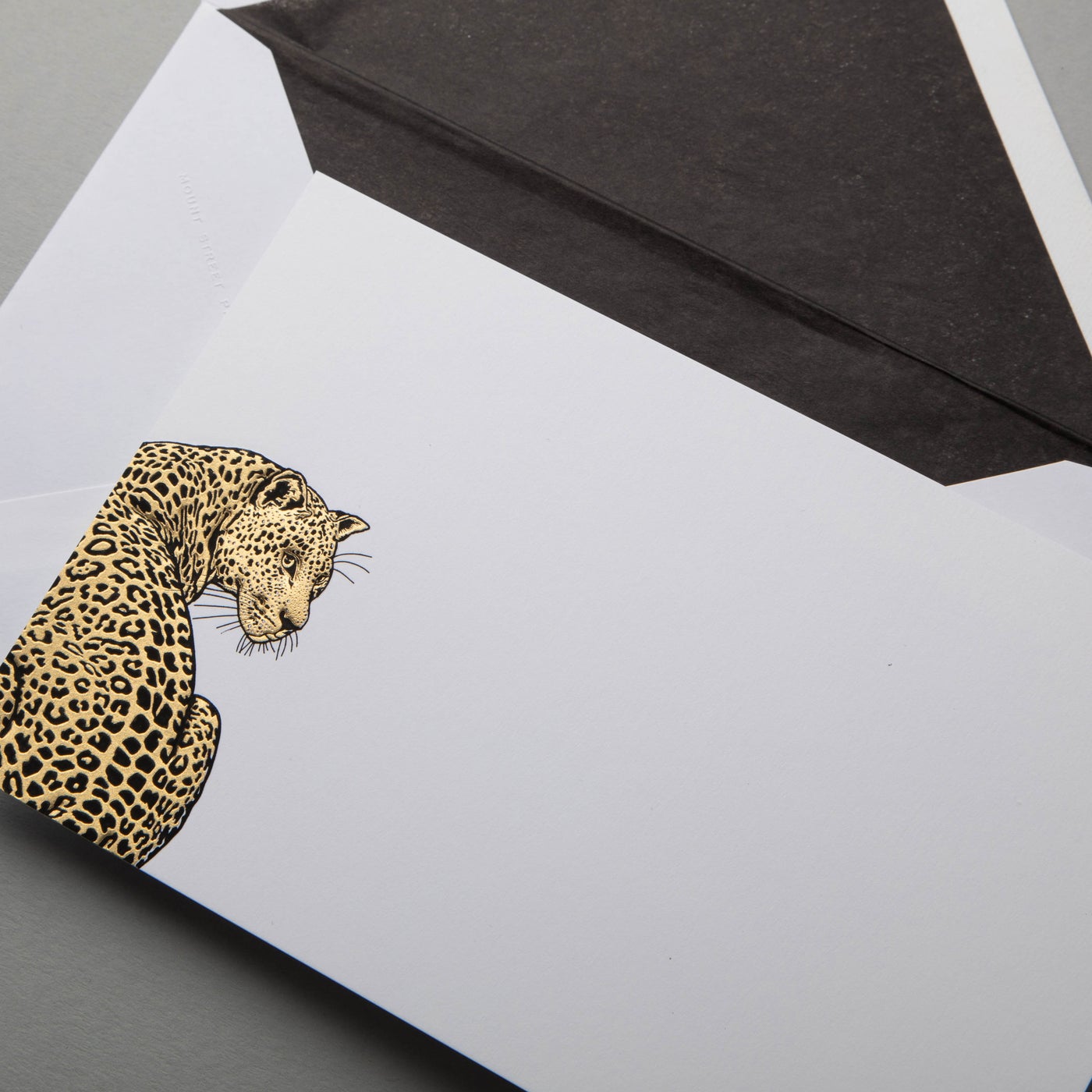 The Wick - Leopard Notecards from Mount Street Printers