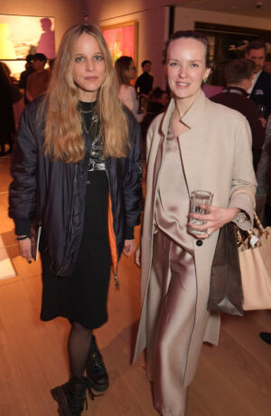The Wick - LONDON, ENGLAND - MARCH 21:  Charlotte Colbert and Charlotte Carroll attend the launch of “The Lobstars (Genesis)” at Bonhams After Hours with a panel talk featuring British artist Philip Colbert, chart-topping musician and NFT collector Tinie Tempah, editor and author Dylan Jones and Bonhams Head of Digital Art at Bonhams Nima Sagharchi at Bonhams on March 21, 2022 in London, England. (Photo by David M. Benett/Dave Benett/Getty Images for Philip Colbert)
