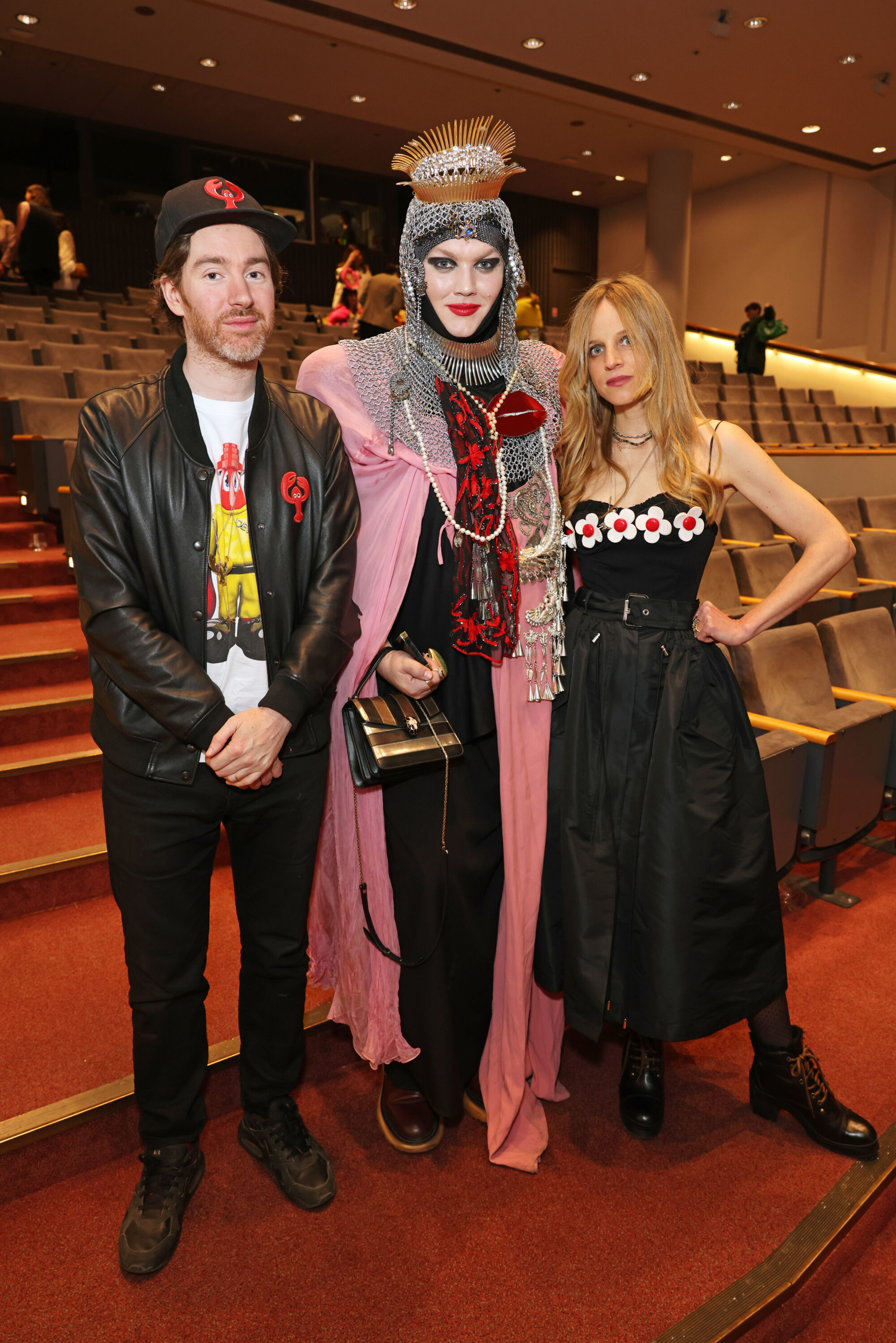 The Wick - LONDON, ENGLAND - MARCH 24: (L to R)  Philip Colbert, Daniel Lismore and Charlotte Colbert attend the launch of Oscar-winning artist Tim Yip’s groundbreaking new art film LOVE INFINITY on MUBI, featuring some of the most iconic and diverse living artists and creatives of our time, at the National Gallery on March 24, 2022 in London, England. (Photo by David M. Benett/Dave Benett/Getty Images for Tim Yip)