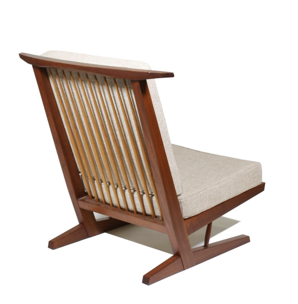 The Wick Culture - Chair by Nakashima. Courtesy Galerie Alexandre Guillemain