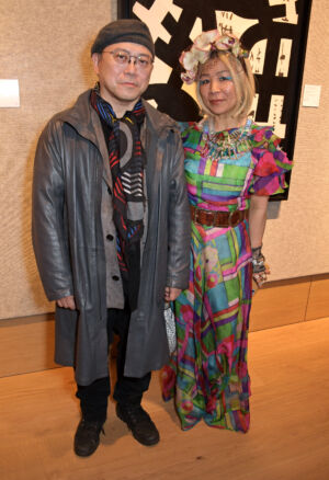 The Wick - LONDON, ENGLAND - MARCH 21:  Tim Yip and Meihui Liu attend the launch of “The Lobstars (Genesis)” at Bonhams After Hours with a panel talk featuring British artist Philip Colbert, chart-topping musician and NFT collector Tinie Tempah, editor and author Dylan Jones and Bonhams Head of Digital Art at Bonhams Nima Sagharchi at Bonhams on March 21, 2022 in London, England. (Photo by David M. Benett/Dave Benett/Getty Images for Philip Colbert)