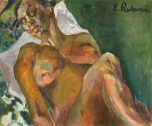 The Wick - Suzanne Perlman, Reclining Nude, 1986