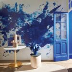 Yves Klein Ant 125 Wallpaper by Pierre Frey