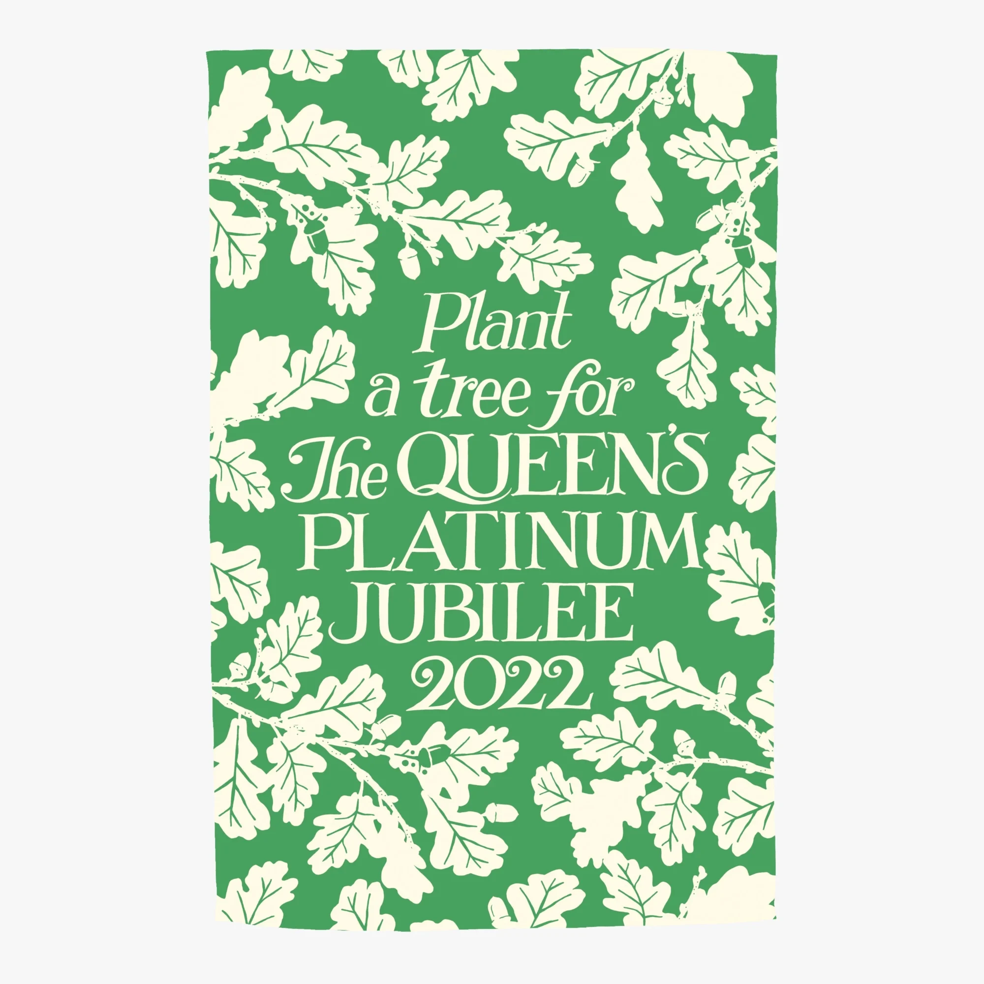 The Wick - Jubilee Tree Planting Tea Towel by Emma Bridgewater