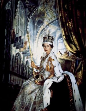 The Wick - Cecil Beaton, Queen Elizabeth II on her Coronation Day, 1953