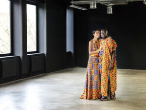 The Wick - Designed by Kofi Ansah, Ensembles for the wedding of Ashley Shaw-Scott Adjaye and David Adjaye. Ghana, 2014. Photographed in London in 2014 by Robert Fairer