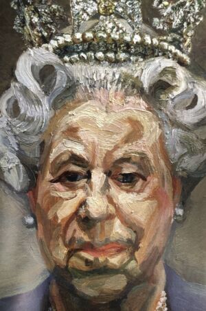 The Wick - Lucian Freud, Queen Elizabeth II, 2001