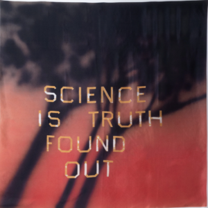 The Wick - Ed Ruscha: Science is Truth Found Out (Red)ition Scarf