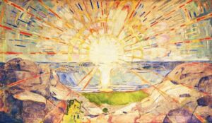 The Wick - The Sun, 1909, Edvard Munch
