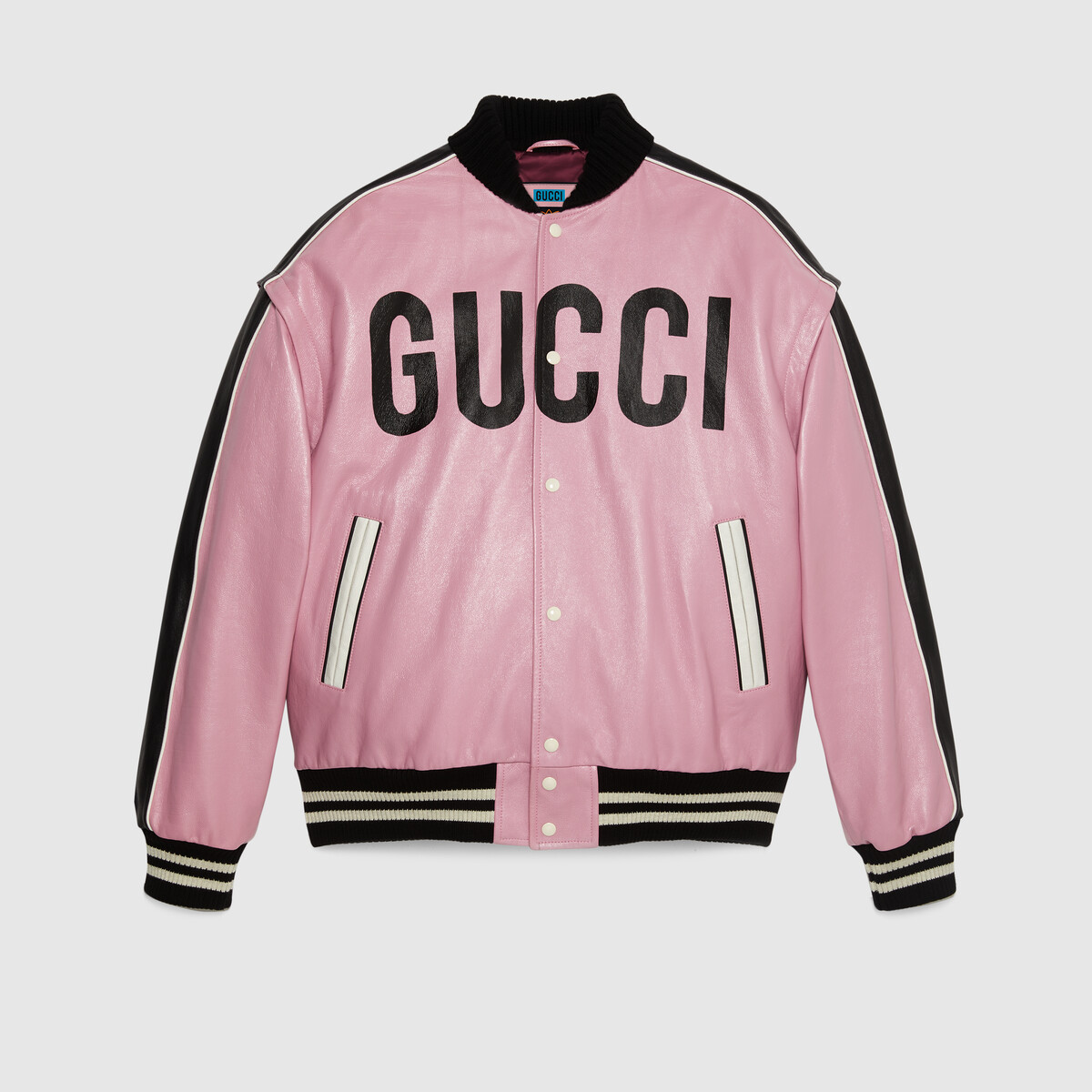 The Wick - Gucci Pineapple leather bomber jacket