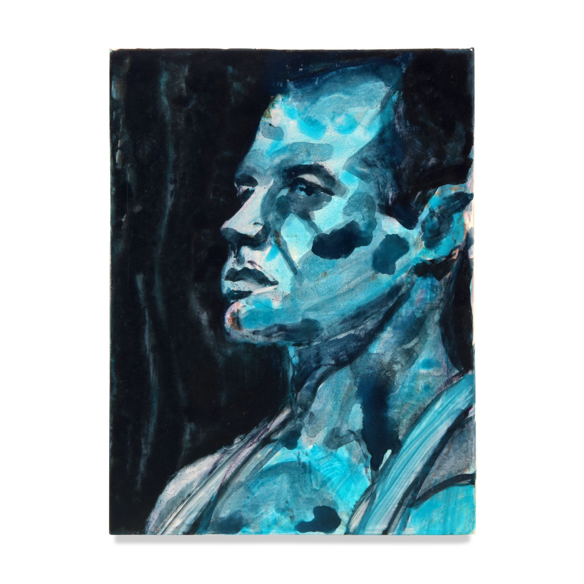 The Wick - Leon Pozniakow
Querelle, 2021
Watercolour on gesso panel 20 x 15 cm, 7 7/8 x 5 7/8 ins