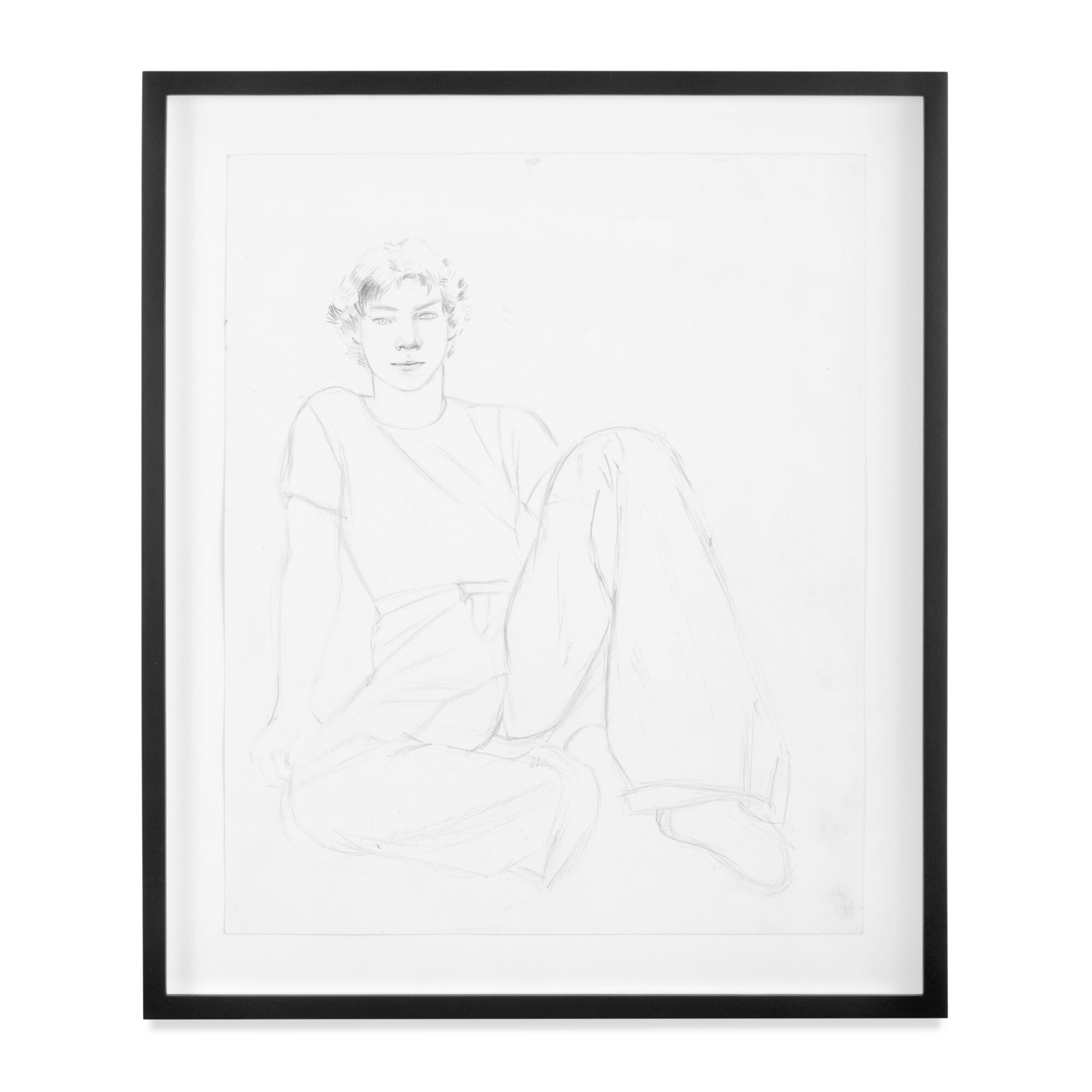 The Wick - Larry Stanton, Untitled, c.1980 Drawing on paper 42.5 x 34.8 cm, 16 3/4 x 13 3/4 ins 51.5 x 43.7 cm, 20 1/4 x 17 1/4 ins framed