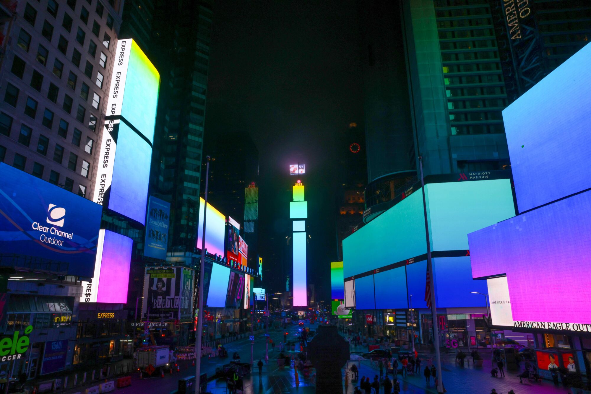 The Wick - Krista Kim, Continuum Times Square- Credited to Michael hull Courtesy of Times Square Arts