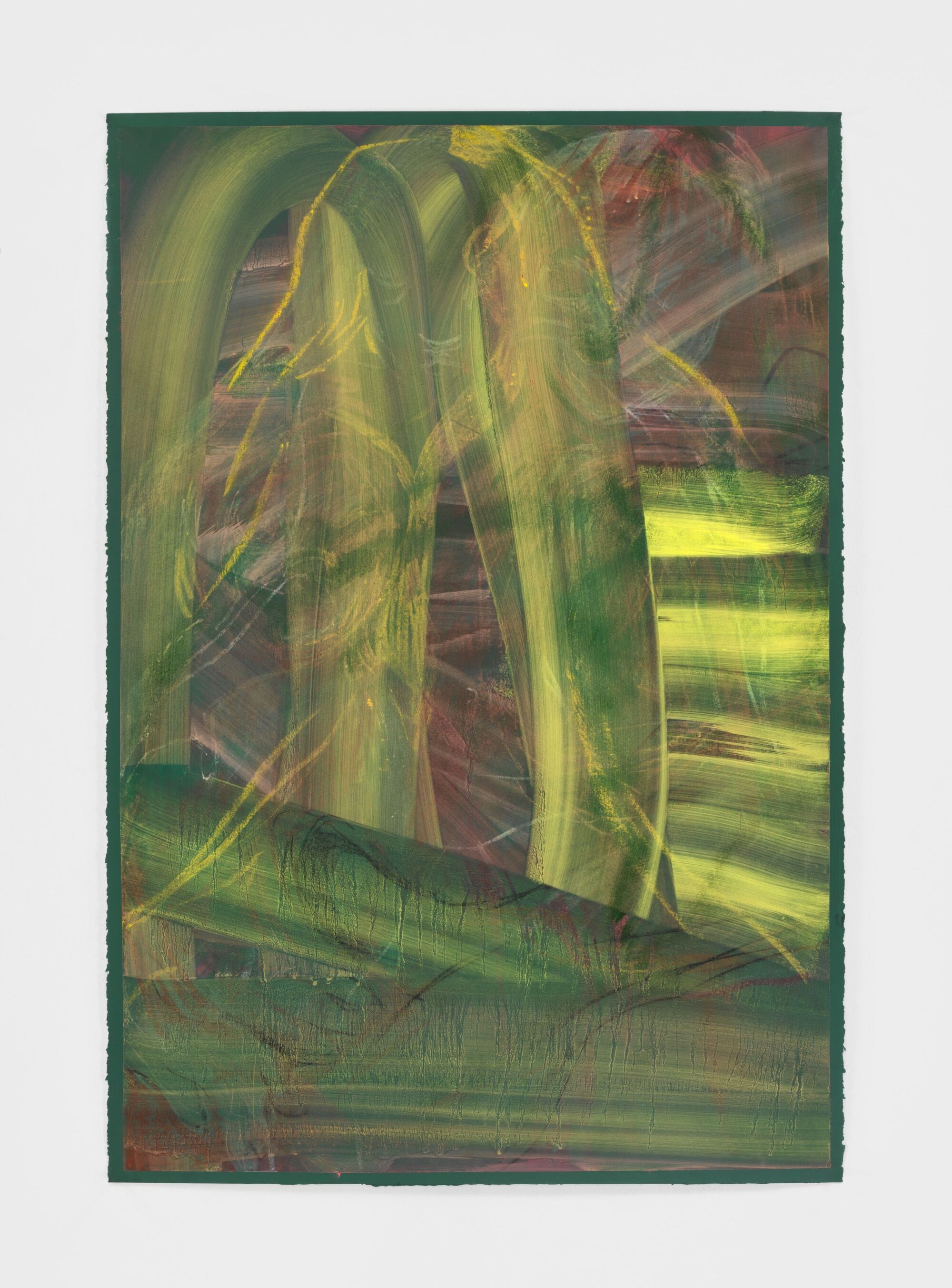 The Wick - Rita Ackermann
Flo Glow
2015
Acrylic, pastel pigment and spray paint on paper
111.8 x 76.2 cm / 44 x 30 inches
© Rita Ackermann
Courtesy the artist and Hauser & Wirth
Photo: EPW Studio
