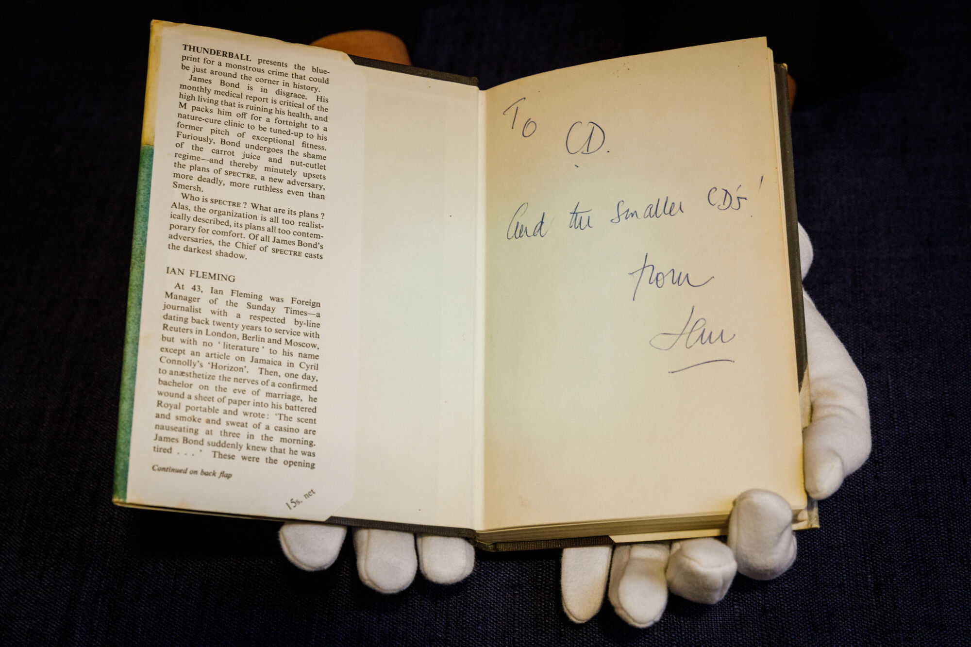 The Wick - First edition presentation copy of Thunderball by Ian Fleming (est. £10,000- £15,000), inscribed to Sir Charles Denis Hamilton