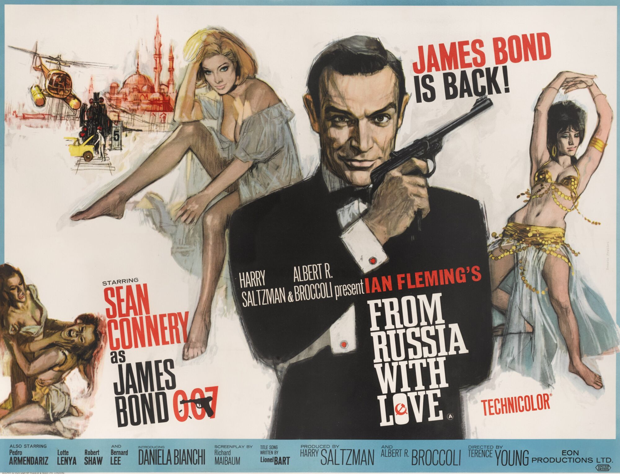 The Wick - From Russia with Love British poster 1963 (estimate £12000 - £18000)