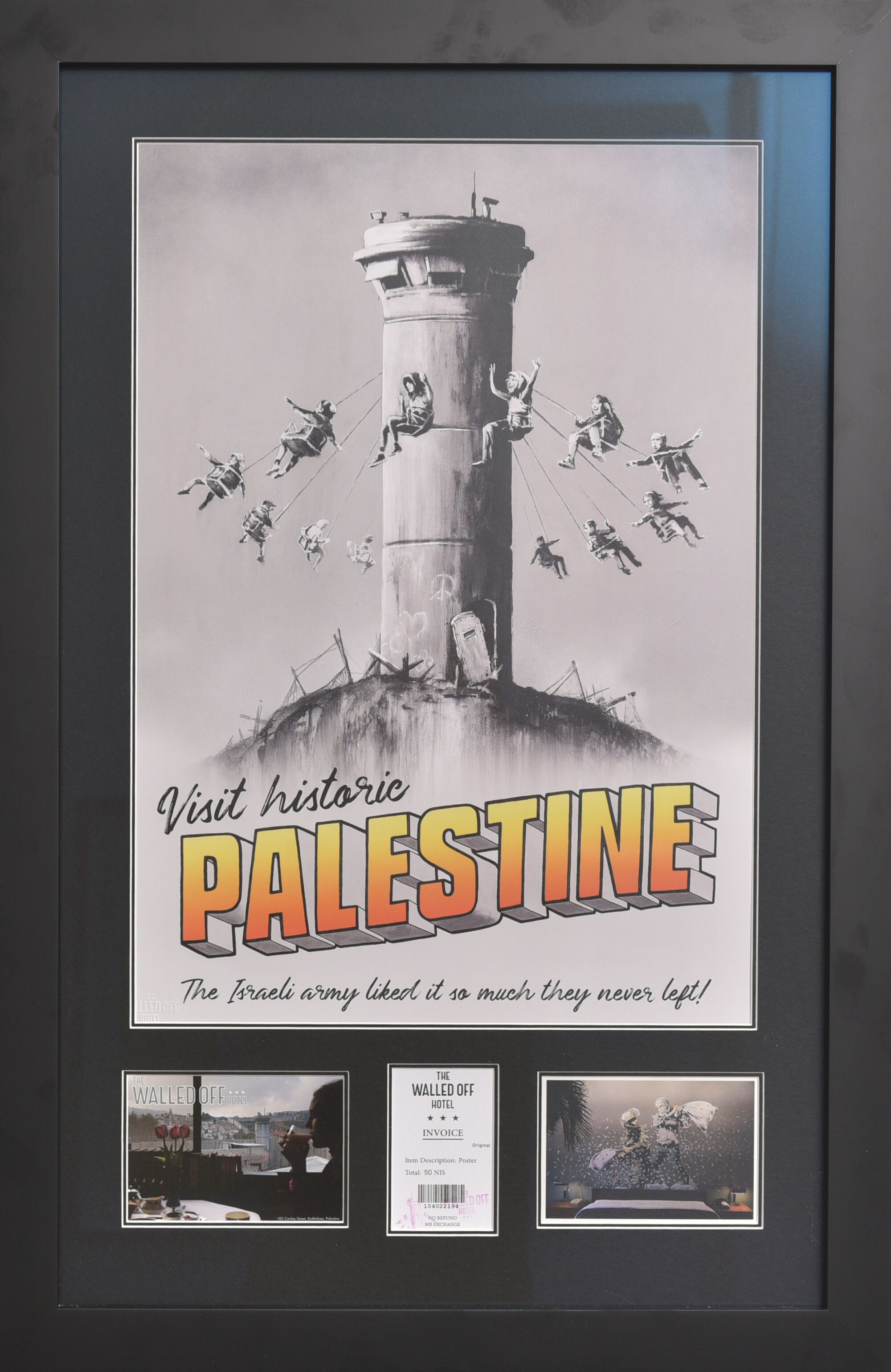 The Wick - Banksy, Visit Historic Palestine, 2018