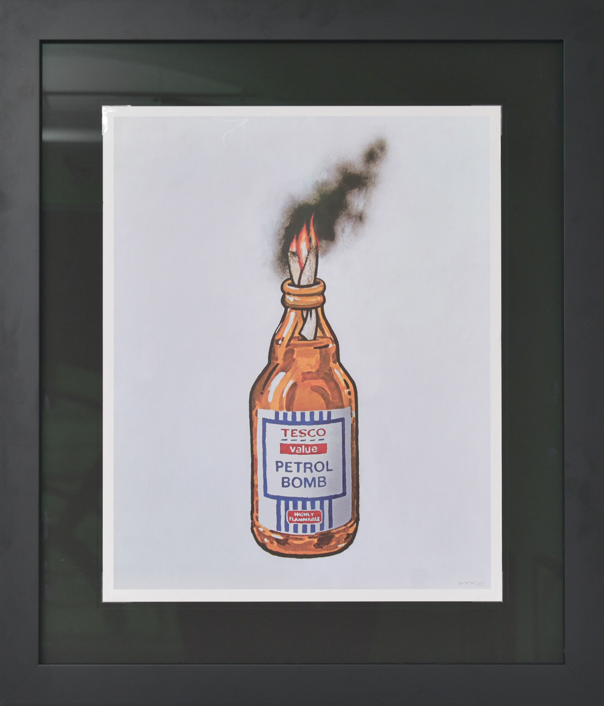 The Wick - Banksy, Tesco Value Petrol Bomb, 2001