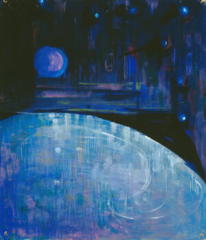 The Wick - M.K. Čiurlionis, Creation of the World. III from the cycle of 13 paintings, 1905-1906. Tempera on paper, 37 x 31.3 cm. Courtesy M. K. Čiurlionis National Museum of Art.
