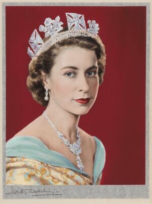 The Wick - Dorothy Wilding, Queen Elizabeth II, 1952. National Portrait Gallery.