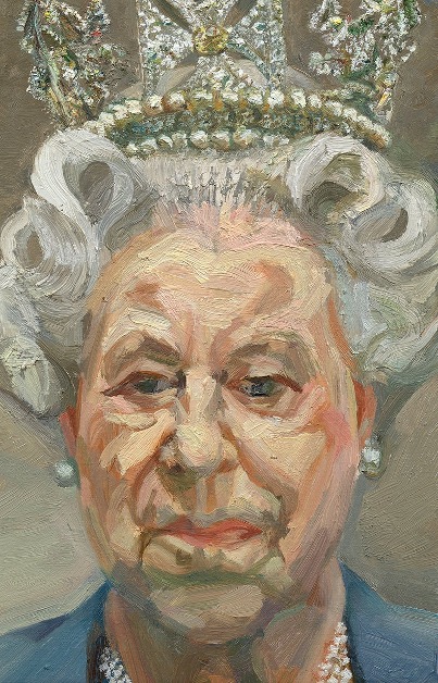 The Wick - Lucien Freud, HM Queen Elizabeth II, c.1999-2011. Royal Collection Trust.