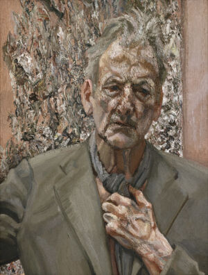 The Wick - Lucian Freud, Self-portrait (Reflection), 2002