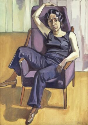 The Wick - Alice Neel, Marxist Girl (Irene Peslikis), 1972
Oil on canvas
151.8 x 106.7 cm
59 3/4 x 42 in
© The Estate of Alice Neel
Courtesy The Estate of Alice Neel and Victoria Miro