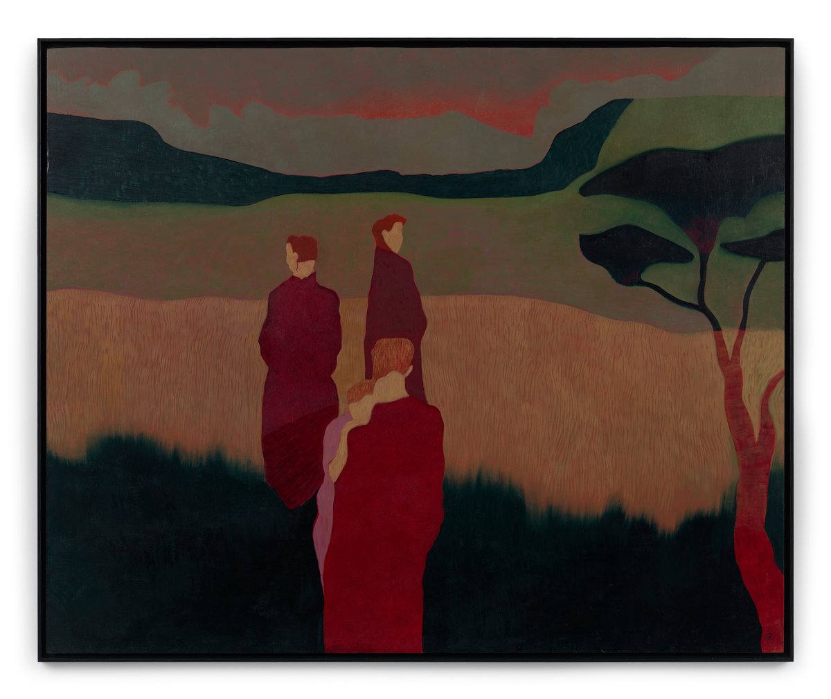 The Wick - Anne Rothenstein, 'Unknown Territory 2', 2022. Oil on wood panel, 122 x 150cm (48 x 59in). Framed: 126.7 x 154.3cm (49 7/8 x 60 3/4in). Copyright Anne Rothenstein. Courtesy the artist and Stephen Friedman Gallery, London. Photo by Todd-White Art Photography.