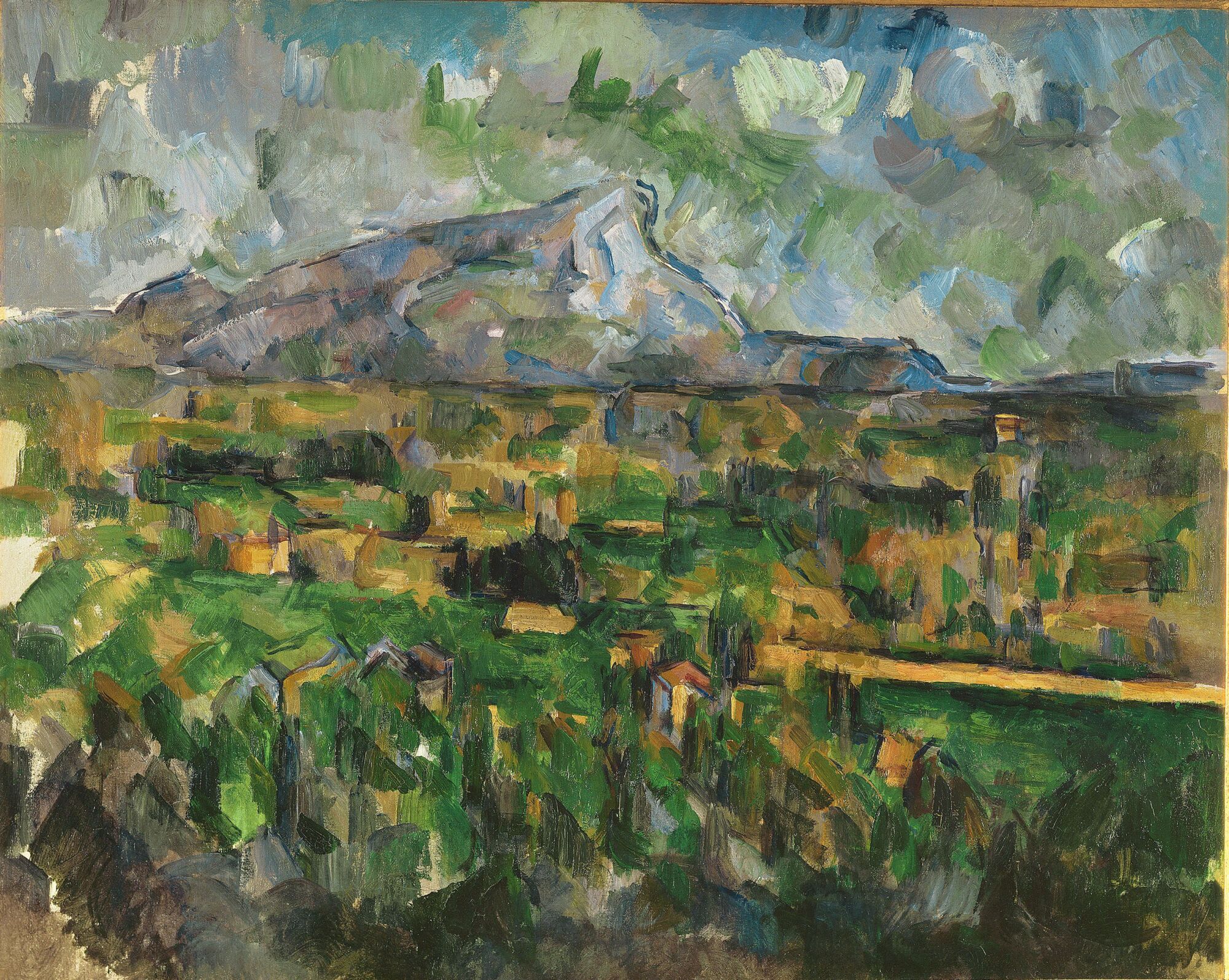 The Wick Culture - Paul Cezanne - Mont Sainte-Victoire 1902-6. Philadelphia Museum of Art, Gift of Helen Tyson Madeira, 1977, 1977-288-1