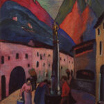 Marianne Werefkin, The Contrasts, 1919. Tempera on paper on cardboard, 81.5 x 65.5 cm. Collection of the Municipality of Ascona, Museo Comunale d'Arte Moderna, Ascona